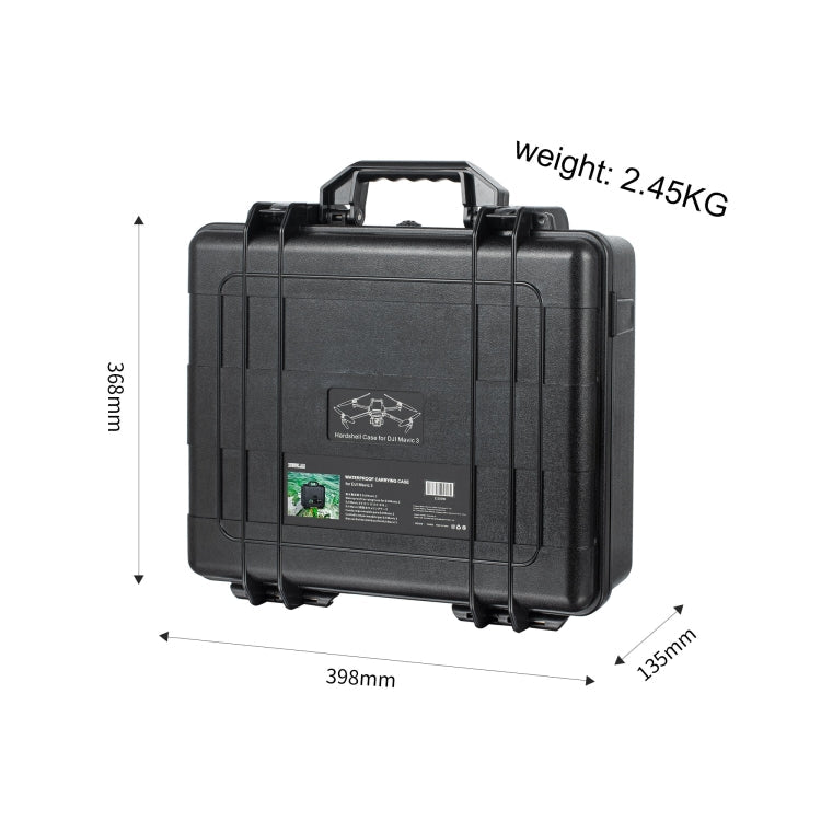 Estuche StarTRC 1110290 ABS impermeable a prueba de golpes estuche a prueba de golpes para DJI Mavic 3 (Negro) — imagen 4