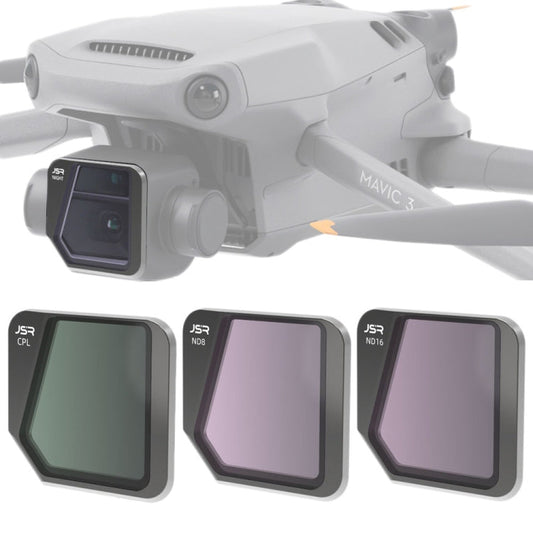 Filtro de lente JSR Dron 3 IN 1 CPL + ND8 + ND16 para DJI Mavic 3