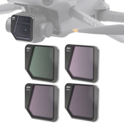 Filtro de lente JSR Dron 4 en 1 CPL + ND16 + ND32 + ND64 para DJI Mavic 3