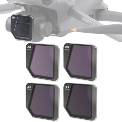 FILTRO DE LA JSR Dron 4 IN 1 ND8PL + ND16PL + ND32PL + LENIDA DE LA LENTE para DJI Mavic 3