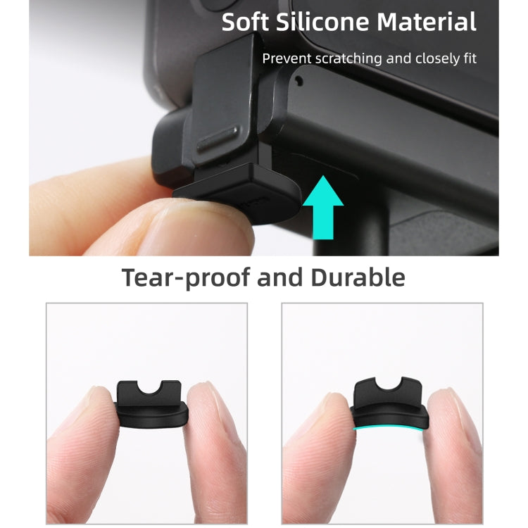 Sunnylife DC339 4 PCS Tapón anti-liberación de silicona (Negro) — imagen 6