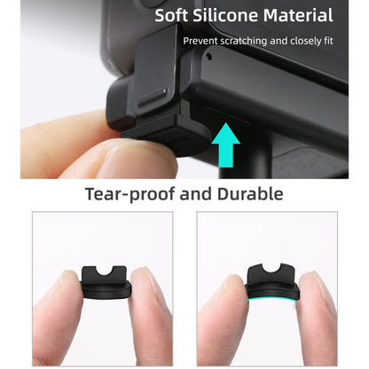 Sunnylife DC339 4 PCS Tapón anti-liberación de silicona (Negro) — imagen 6