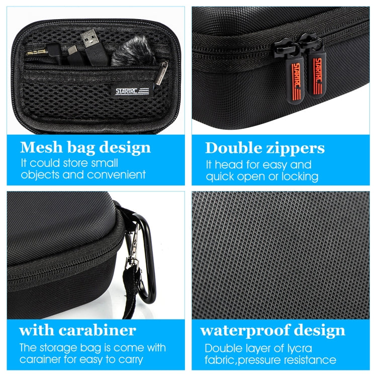Bolsa de almacenamiento de cuero StarTRC Diamond Texture PU (Negro) — imagen 5