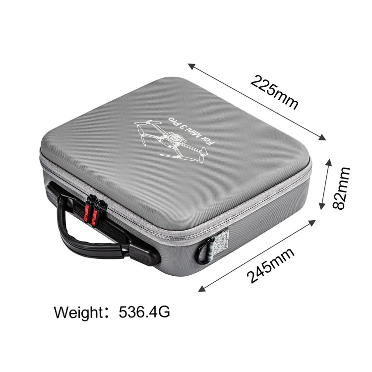 Bolso de bolso de almacenamiento de hombro impermeable StarTrc para DJI Mini 3 Pro (gris) — imagen 3