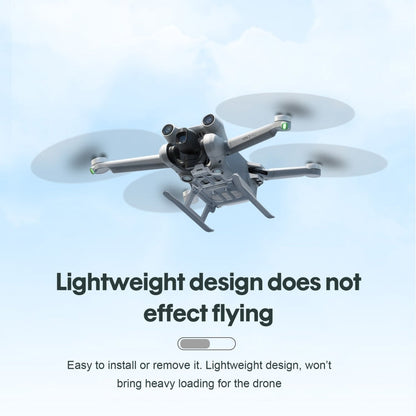 StarTrc plegable anti-caza Anti-Dirt aumentada Ratch de entrenamiento de aterrizaje para DJI Mini 3 Pro (Gray) — imagen 6
