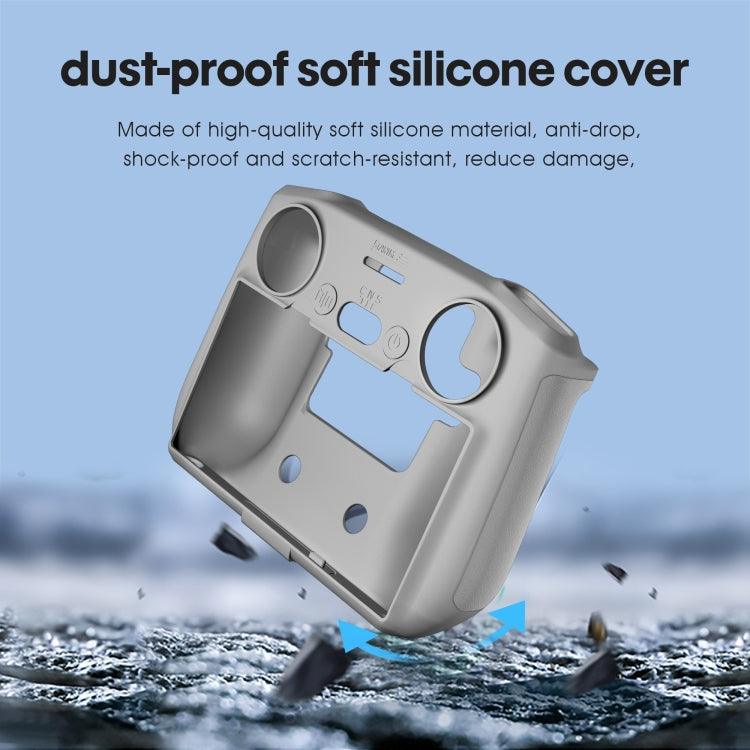 Funda StarTrc Silicone Shock Protido Anti-Scratch para DJI Mini 3 Pro (Gray) — imagen 5
