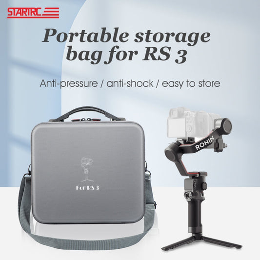 Bolso STARTRC impermeable para almacenamiento de hombro para DJI RS 3 (gris) — imagen 2