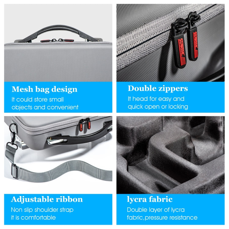 Bolso STARTRC impermeable para almacenamiento de hombro para DJI RS 3 (gris) — imagen 7