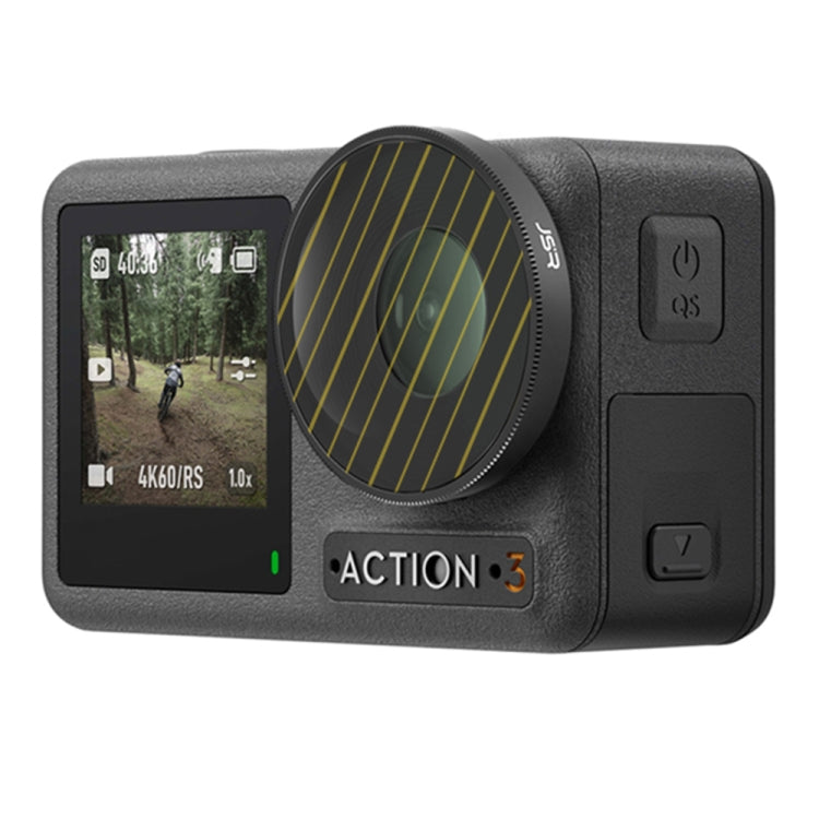 Filtro de lente de dibujo de rayas JSR para DJI Osmo Action 3 (azul) — imagen 3