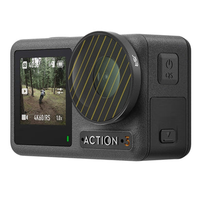 Filtro de lente de dibujo de rayas JSR para DJI Osmo Action 3 (azul) — imagen 3