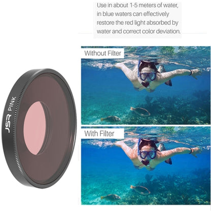 Filtro de lente de color de buceo JSR para DJI Osmo Action 3 (rosa) — imagen 6