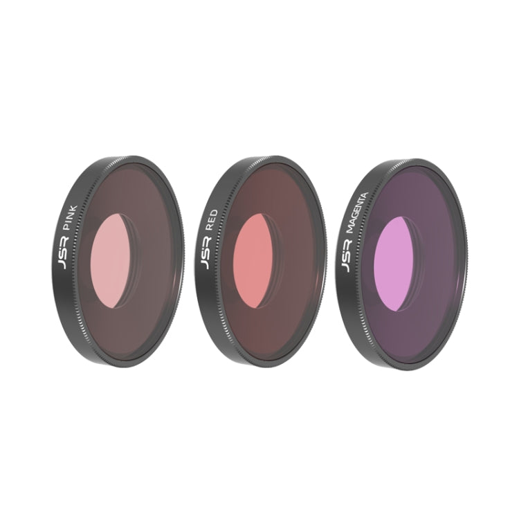 Filtro de lente de color rojo / rosa / púrpura de buceo JSR para DJI Osmo Action 3 — imagen 2
