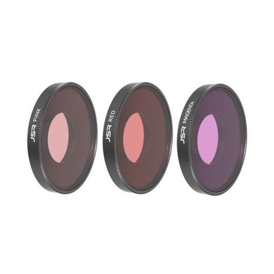 Filtro de lente de color rojo / rosa / púrpura de buceo JSR para DJI Osmo Action 3 — imagen 2