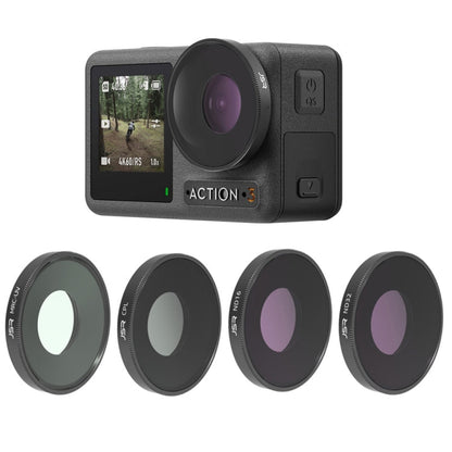 Filtro de lente JSR 4 en 1 UV CPL ND16 ND32 para DJI Osmo Action 3