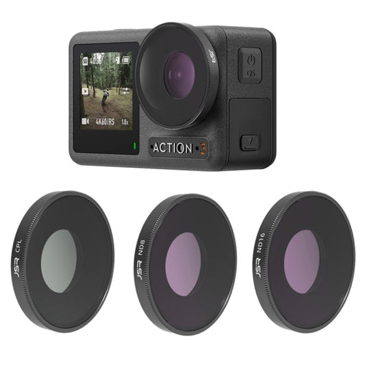 Filtro de lente JSR 3 en 1 CPL ND8 ND16 para DJI Osmo Action 3