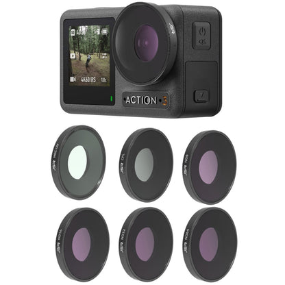 Filtro de lente JSR 4 en 1 UV CPL ND8 ND16 ND32 ND64 para DJI Osmo Action 3