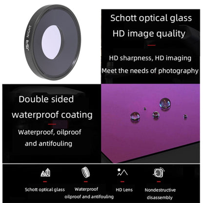 Filtro de lente JSR 8 en 1 Streak Blue CPL ND8 ND16 ND32 ND64 STAR NIGHT para DJI Osmo Action 3 — imagen 4