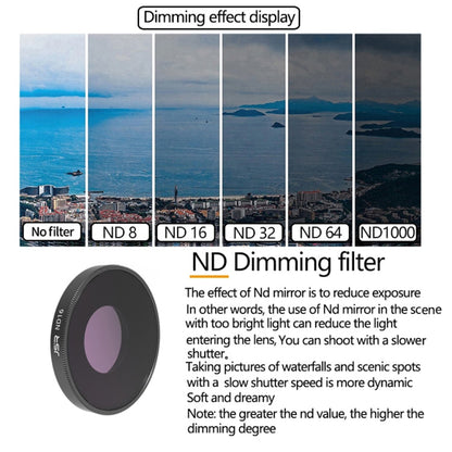 Filtro de lente JSR 8 en 1 Streak Blue CPL ND8 ND16 ND32 ND64 STAR NIGHT para DJI Osmo Action 3 — imagen 6