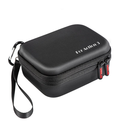 Estuche de transporte para cámara STARTRC con mosquetón y correa para DJI Osmo Action 3 (negro)