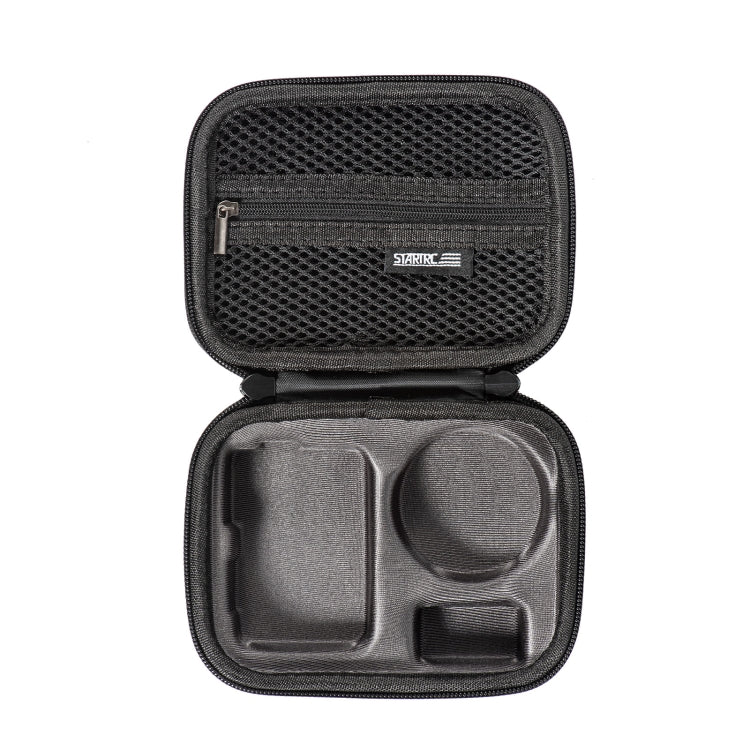 Estuche de transporte para cámara STARTRC con mosquetón y correa para DJI Osmo Action 3 (negro) — imagen 4