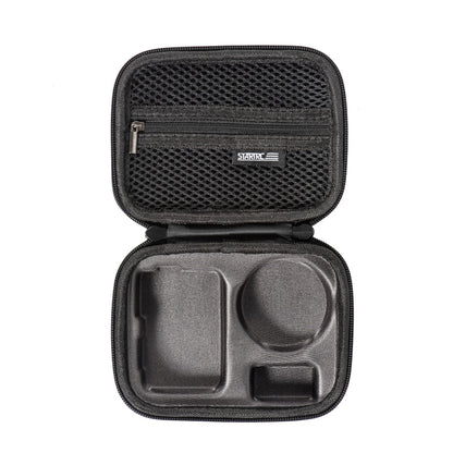 Estuche de transporte para cámara STARTRC con mosquetón y correa para DJI Osmo Action 3 (negro) — imagen 4