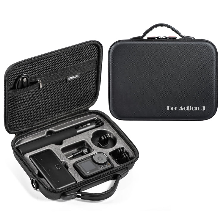 Estuche de almacenamiento STARTRC Cámara y accesorios Bolsa para DJI Osmo Action 3 (Negro)