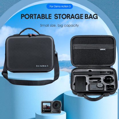Estuche de almacenamiento STARTRC Cámara y accesorios Bolsa para DJI Osmo Action 3 (Negro) — imagen 2
