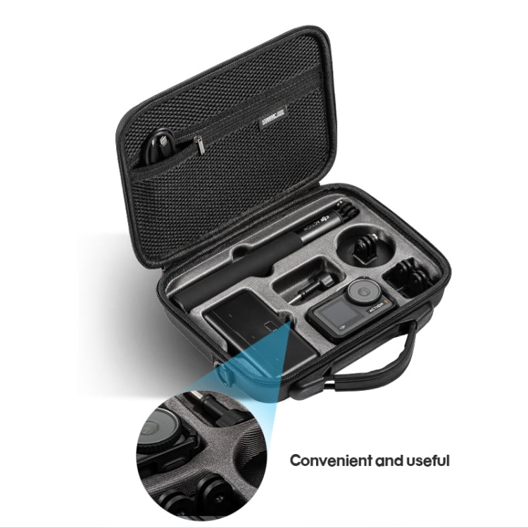 Estuche de almacenamiento STARTRC Cámara y accesorios Bolsa para DJI Osmo Action 3 (Negro) — imagen 6