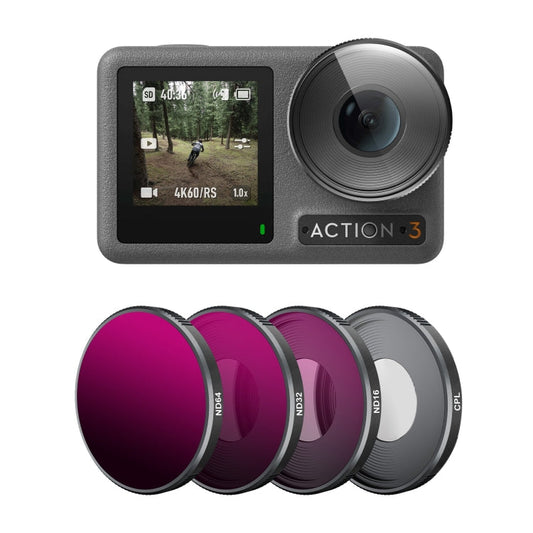 Filtro de lente Action 3 STARTRC 4 en 1 ND16 + ND32 + ND64 + CPL