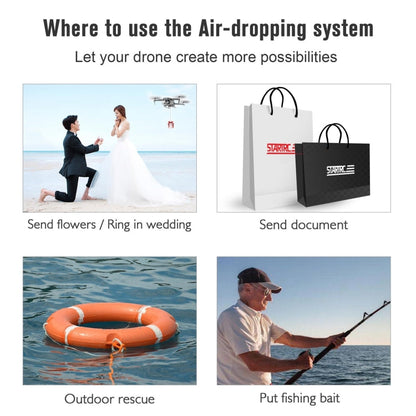 STARTRC Air-Dropping System Thrower Parabolic para DJI Mavic 3 (Gris) — imagen 3