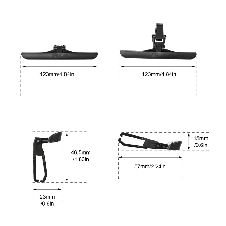 Soporte de entrenamiento de tren STARTRC de aterrizaje elevado plegable para DJI Avata (negro) — imagen 4