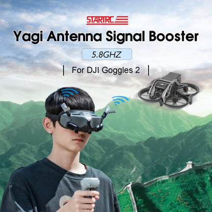 Antena Goggles 2 STARTRC 5,8 GHz Yagi amplificador de señal de para DJI Avata (gris) — imagen 3