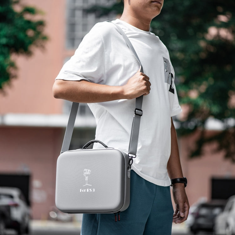Bolso de mano STARTRC impermeable para almacenamiento de hombro para DJI RS 3 (gris) — imagen 7