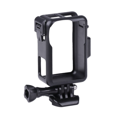 Jaula de marco protector de plástico vertical con zapatos fríos para DJI Osmo Action 3 (negro) — imagen 2