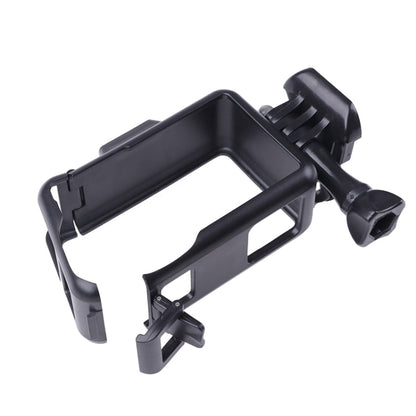 Jaula de marco protector de plástico vertical con zapatos fríos para DJI Osmo Action 3 (negro) — imagen 5