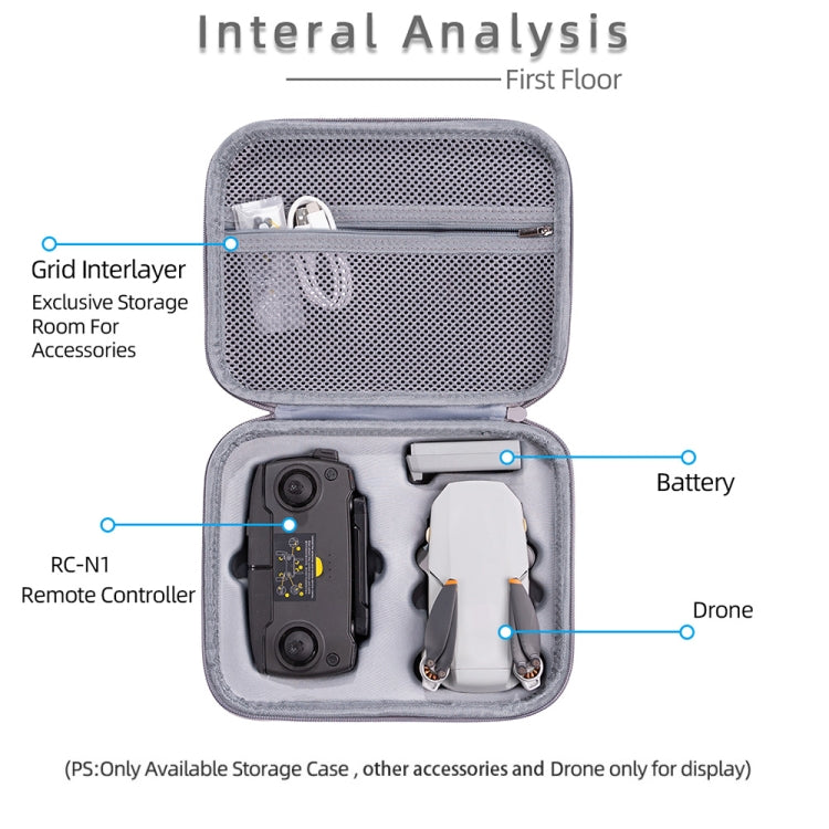 Bolsa de almacenamiento portátil Original para DJI Mini SE (gris) — imagen 5