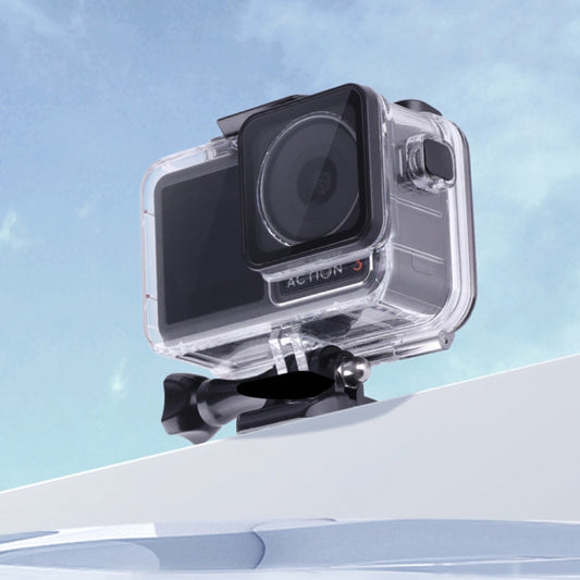 Carcasa pantalla táctil 5m impermeable subacuática funda de buceo para DJI Osmo Action 4 / Osmo Action 3 (transparente) para…