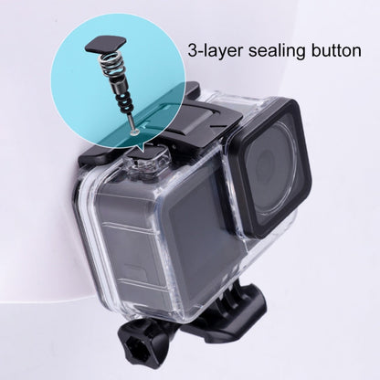 Carcasa pantalla táctil 5m impermeable subacuática funda de buceo para DJI Osmo Action 4 / Osmo Action 3 (transparente) para…
