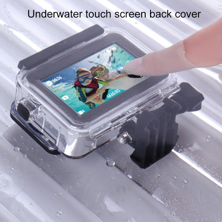 Carcasa pantalla táctil 5m impermeable subacuática funda de buceo para DJI Osmo Action 4 / Osmo Action 3 (transparente) para…