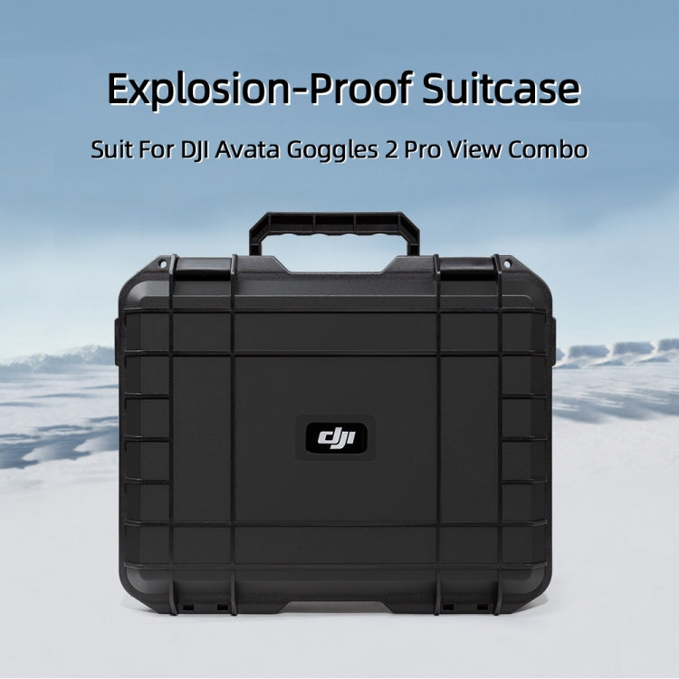 Funda Goggles 2 Pro Hard Shell Almacenamiento Box estuche para DJI Avata (Negro) — imagen 2