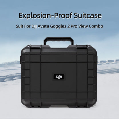 Funda Goggles 2 Pro Hard Shell Almacenamiento Box estuche para DJI Avata (Negro) — imagen 2