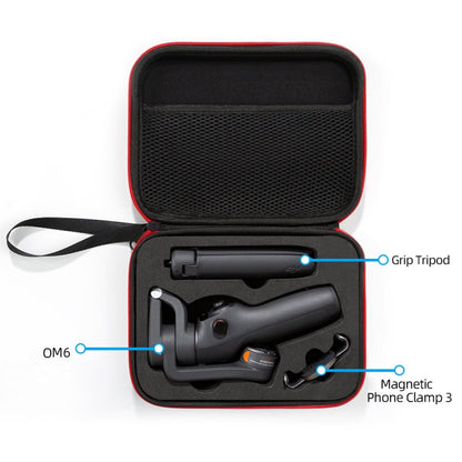 Estuche de viaje, tamaño: 21x 16 x 6 cm para DJI Osmo Mobile 6 (negro) — imagen 5
