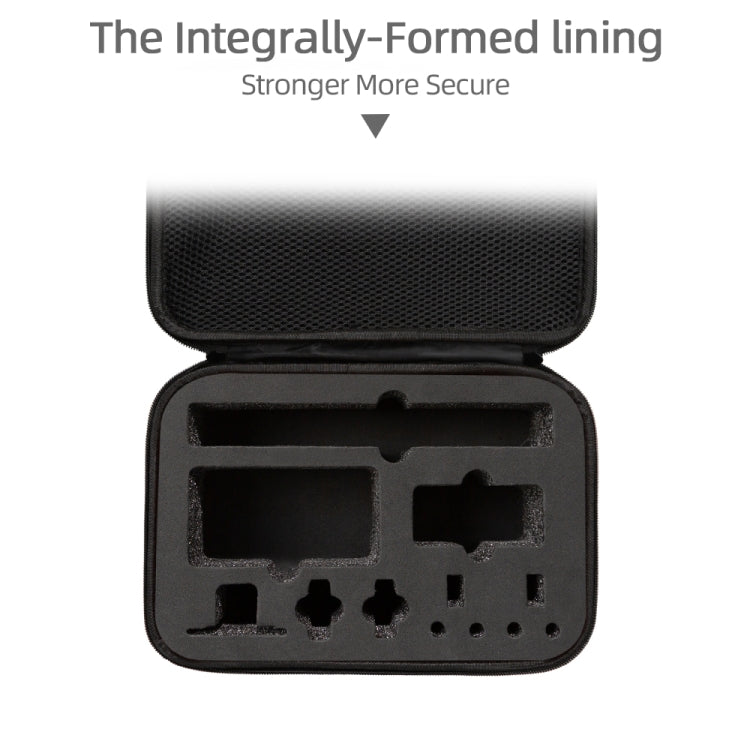 Estuche de transporte, tamaño: 21,5 x 29,5 x 10 cm para DJI Osmo Action 3 (negro) — imagen 5