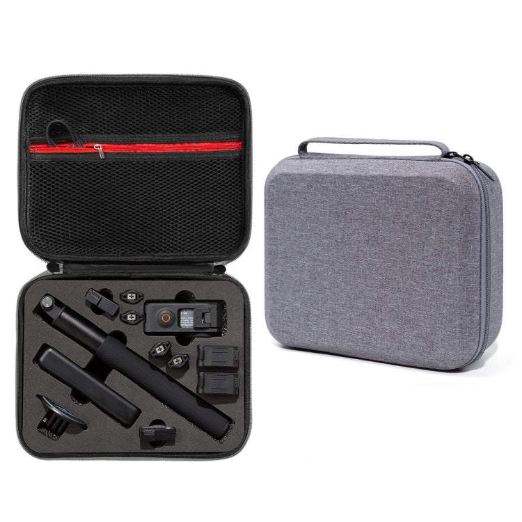 Estuche de transporte, tamaño: 24 x 19 x 9 cm para DJI Osmo Action 3 (gris)