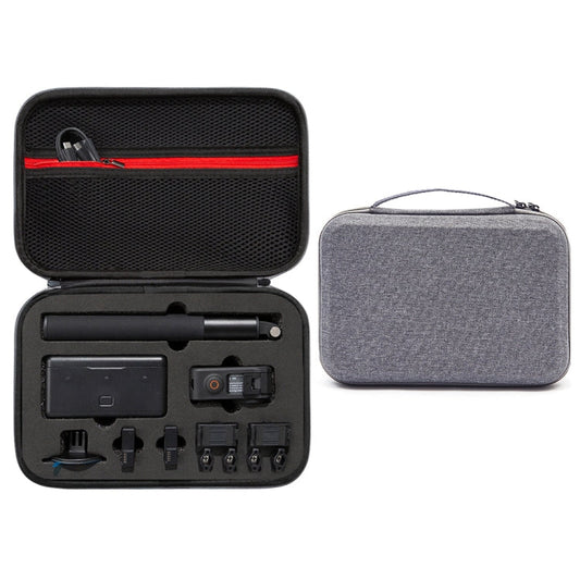 Estuche de transporte, tamaño: 21,5 x 29,5 x 10 cm para DJI Osmo Action 3 (gris)