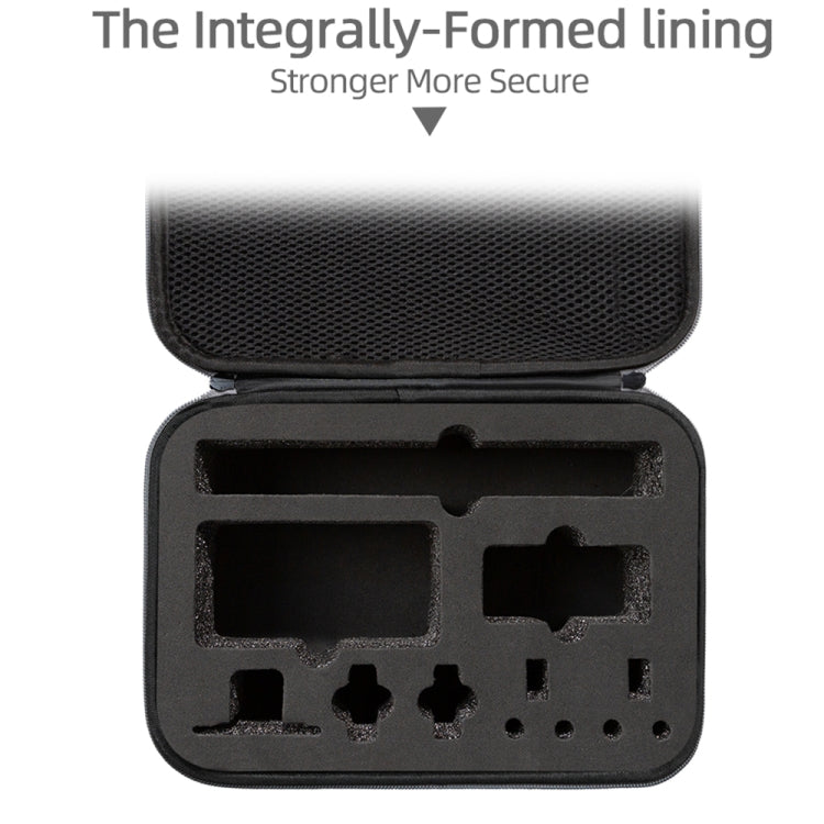 Estuche de transporte, tamaño: 21,5 x 29,5 x 10 cm para DJI Osmo Action 3 (gris) — imagen 4