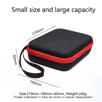 Estuche de transporte, tamaño: 21x 16 x 6 cm para DJI Osmo Action 3 (negro) — imagen 5