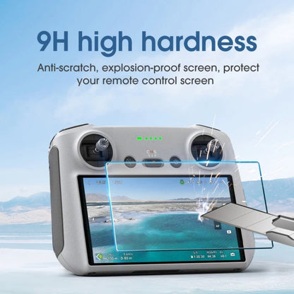 Película de pantalla de vidrio Control remoto templado a prueba de explosiones para DJI Mini 3 Pro — imagen 4
