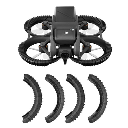 Hélice STARTRC Dron TPU Protector Anti-colisión Anillo Cubierta para DJI Avata (Negro)