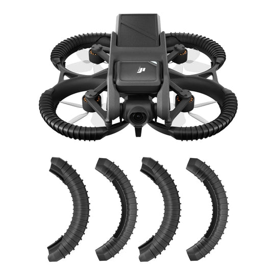 Hélice STARTRC Dron TPU Protector Anti-colisión Anillo Cubierta para DJI Avata (Negro)